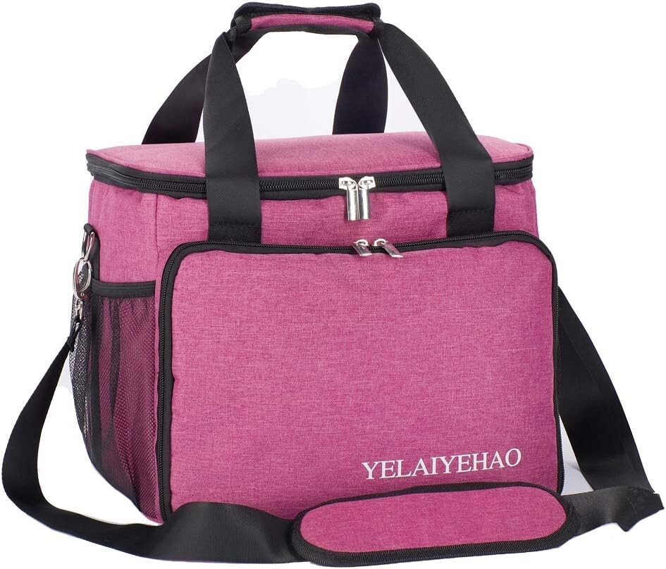 YELAIYEHAO Medical Bag，Clinical Bag with Inner Dividers， for Home Visits, Health