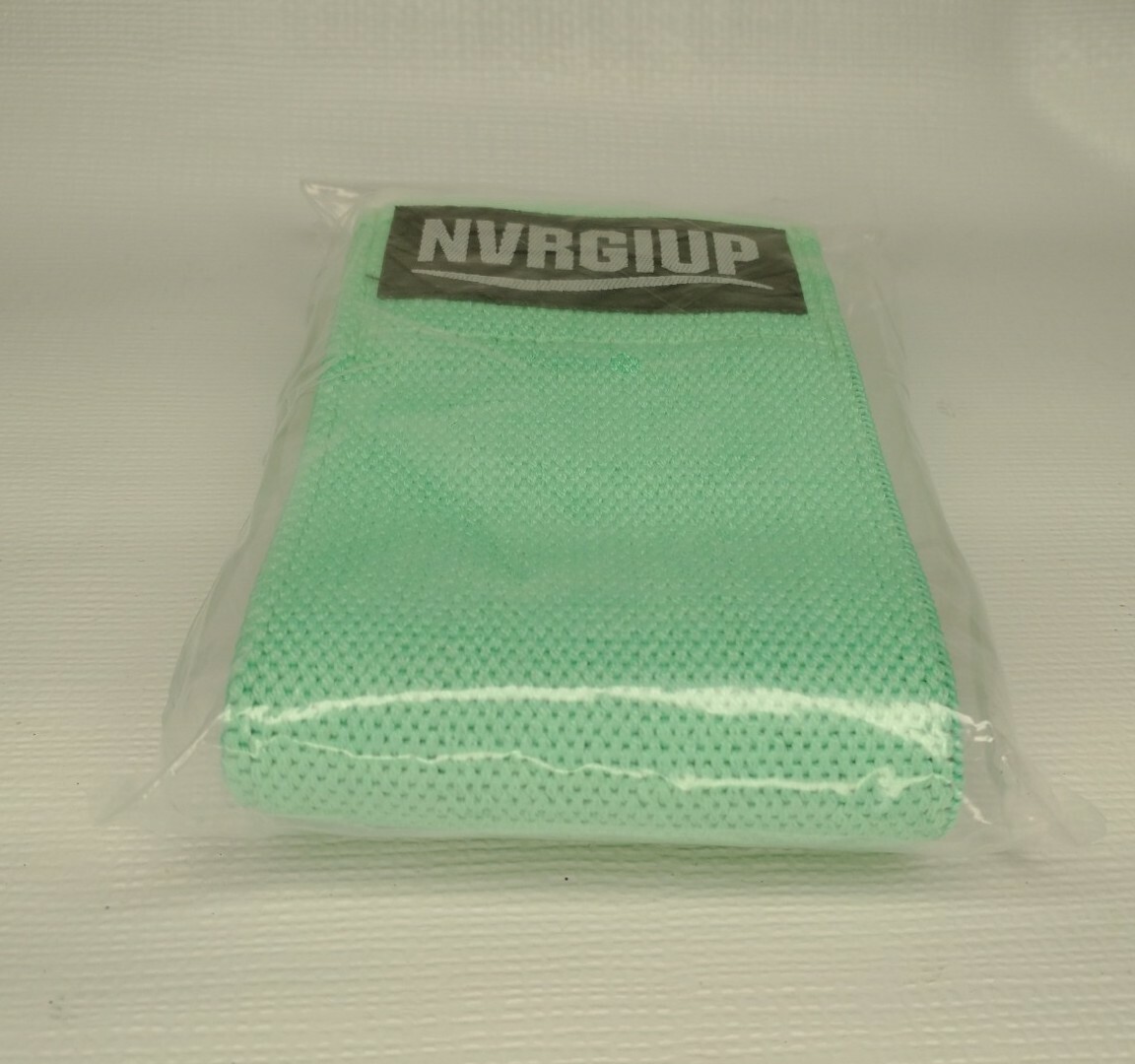 Never Give Up Resistance Band Aqua Nylon