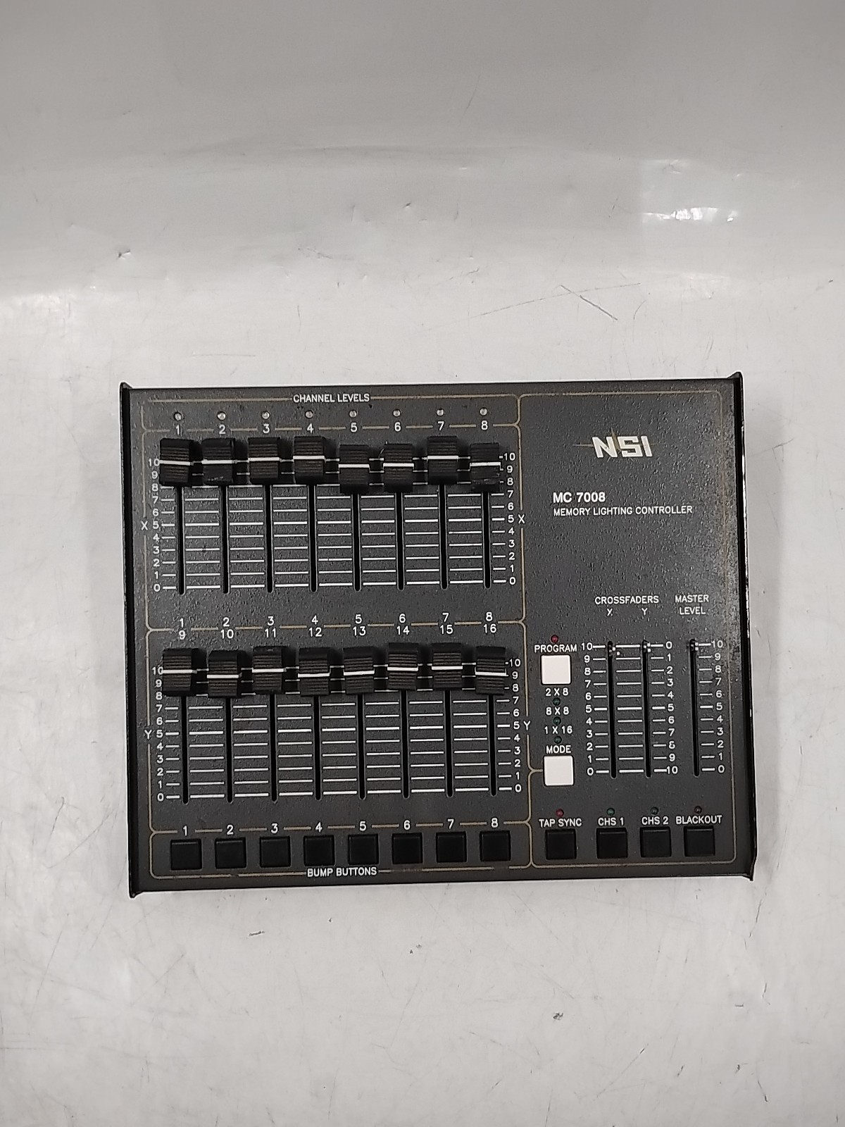 NSI MC 7008 8-16 Channel Digital Memory Lighting Controller [AS-IS] EB-20086