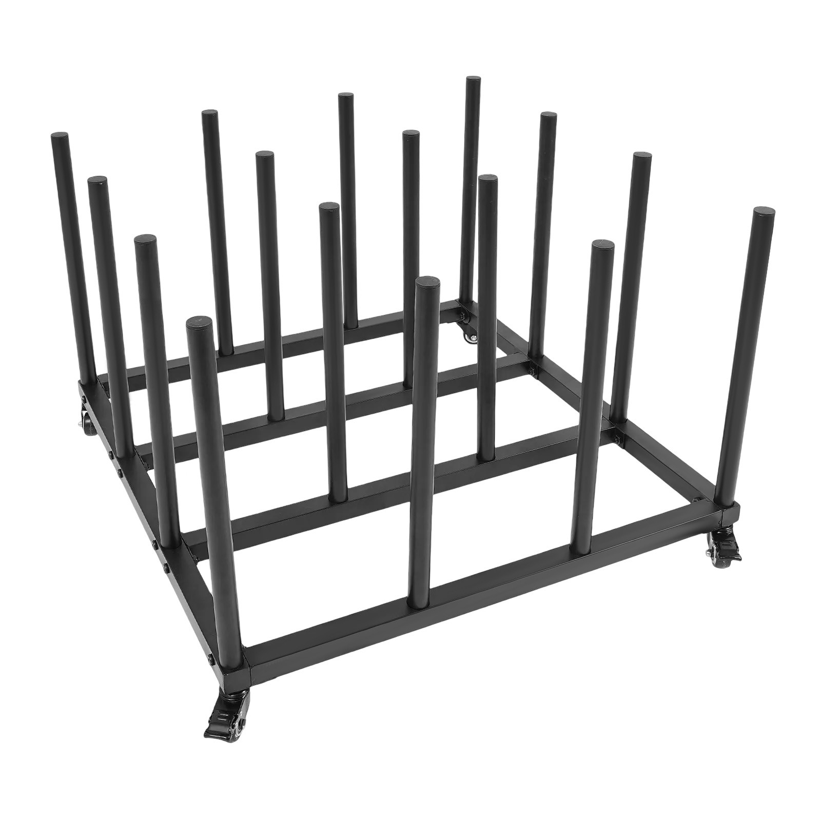 Mobile Storage Stand with 16 Rolls Capacity, File Roll Storage Cart