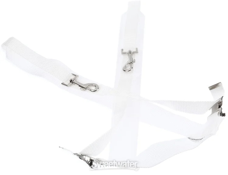 Ludwig Cadet Bass Drum Sling - White