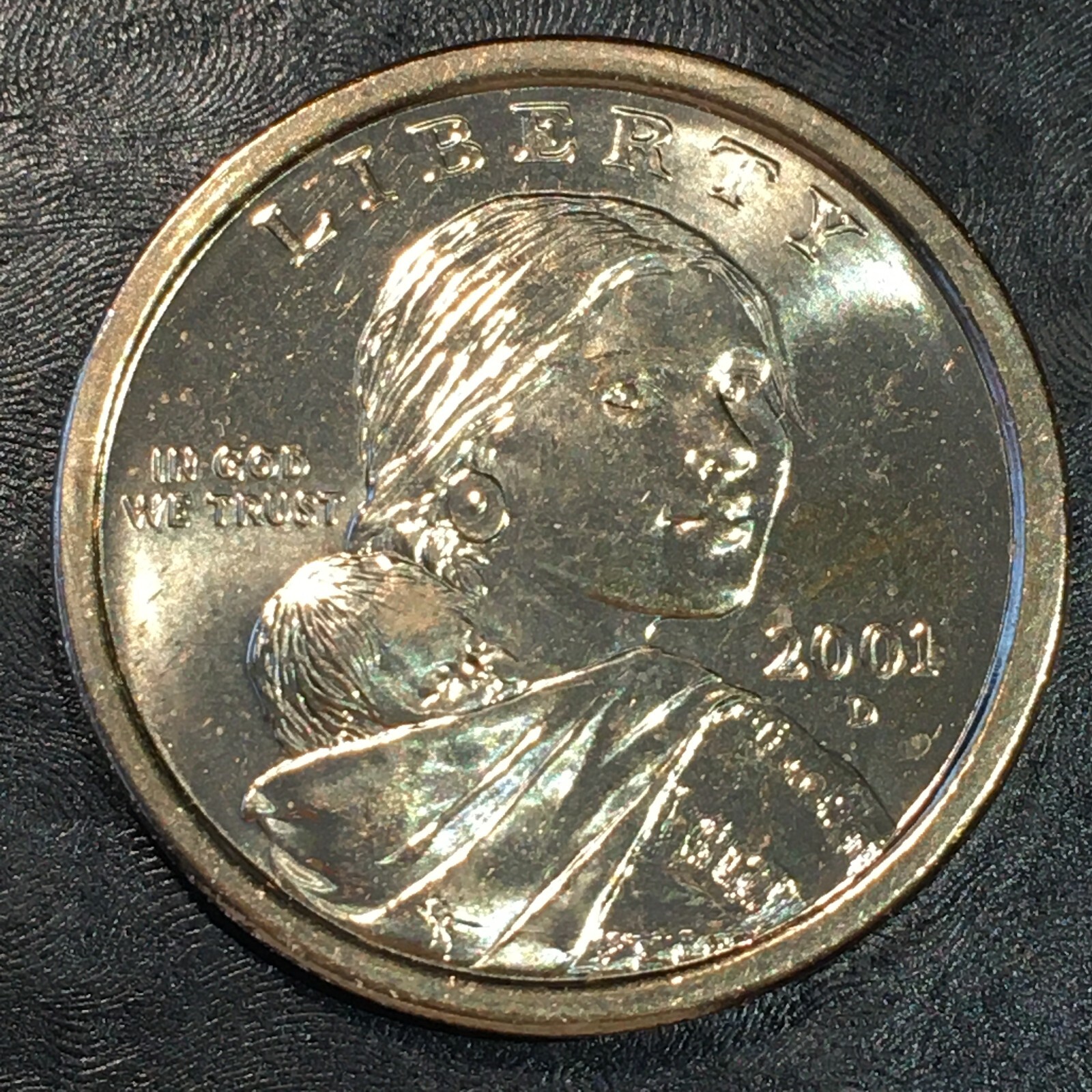 2001-D Sacagawea Dollar coin - Uncirculated - High Quality Scans #Q227