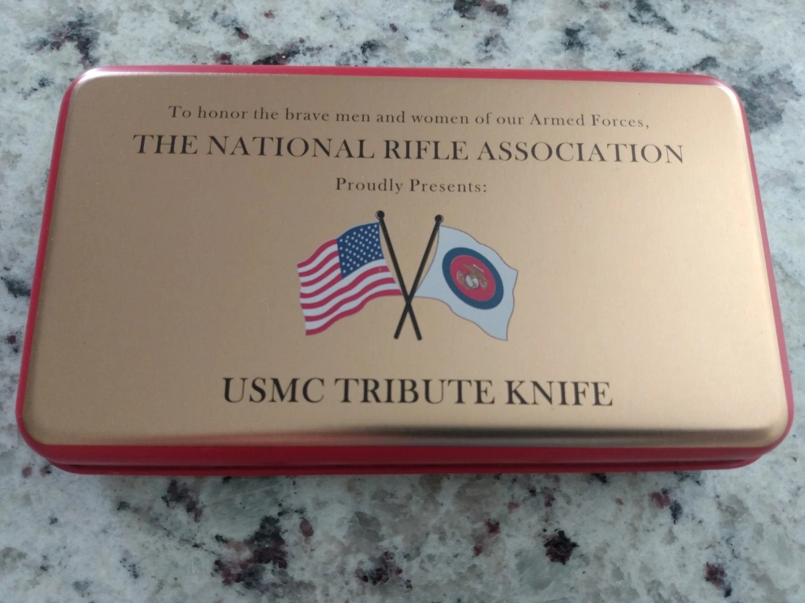 NRA USMC Tribute Knife