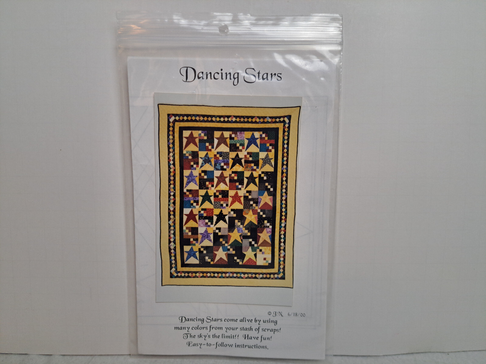 Janis Nelson Quilt Pattern - Dancing Stars (52" x 72") - Uncut
