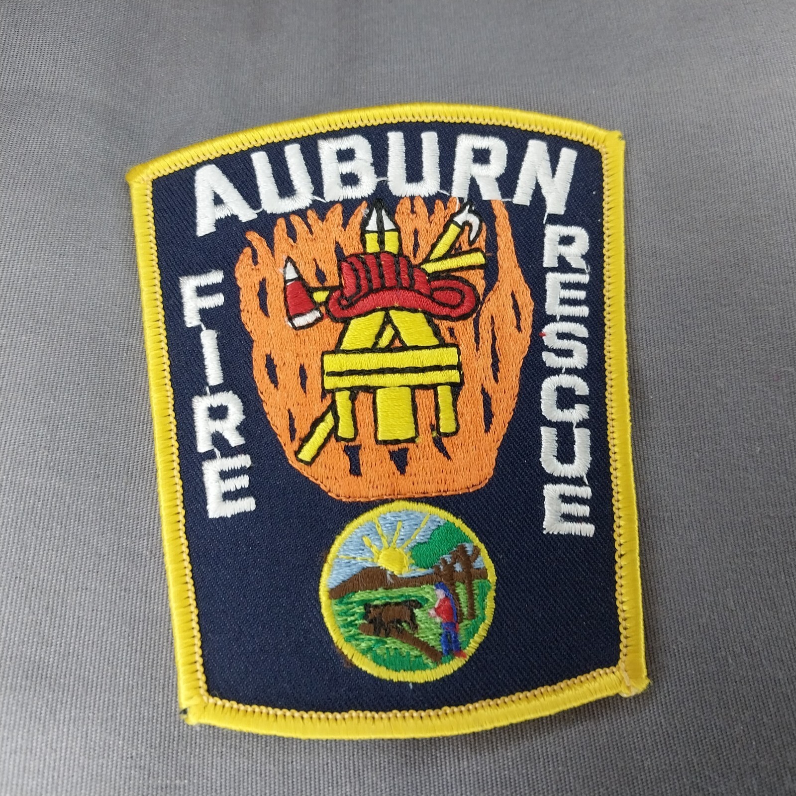 Auburn Fire Rescue IN Indiana 4.5" Patch