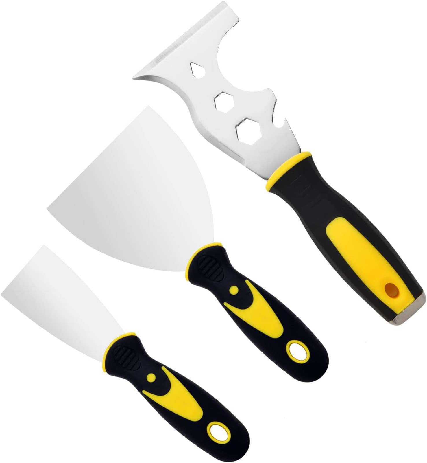 Putty Knife Set Stainless Steel 2 Inch 4 Inch Spackle Wallpaper Scraper Repair