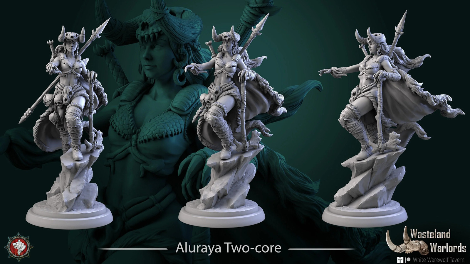 Aluraya - 32-75mm Wasteland Warlords - Resin Tabletop Miniature