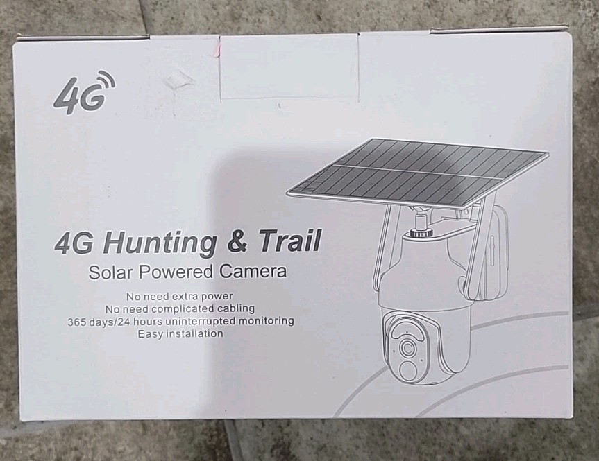 4G Hunting & Trail Solar Powered Camera Outdoor Wildlife Farm Read for Wildlife