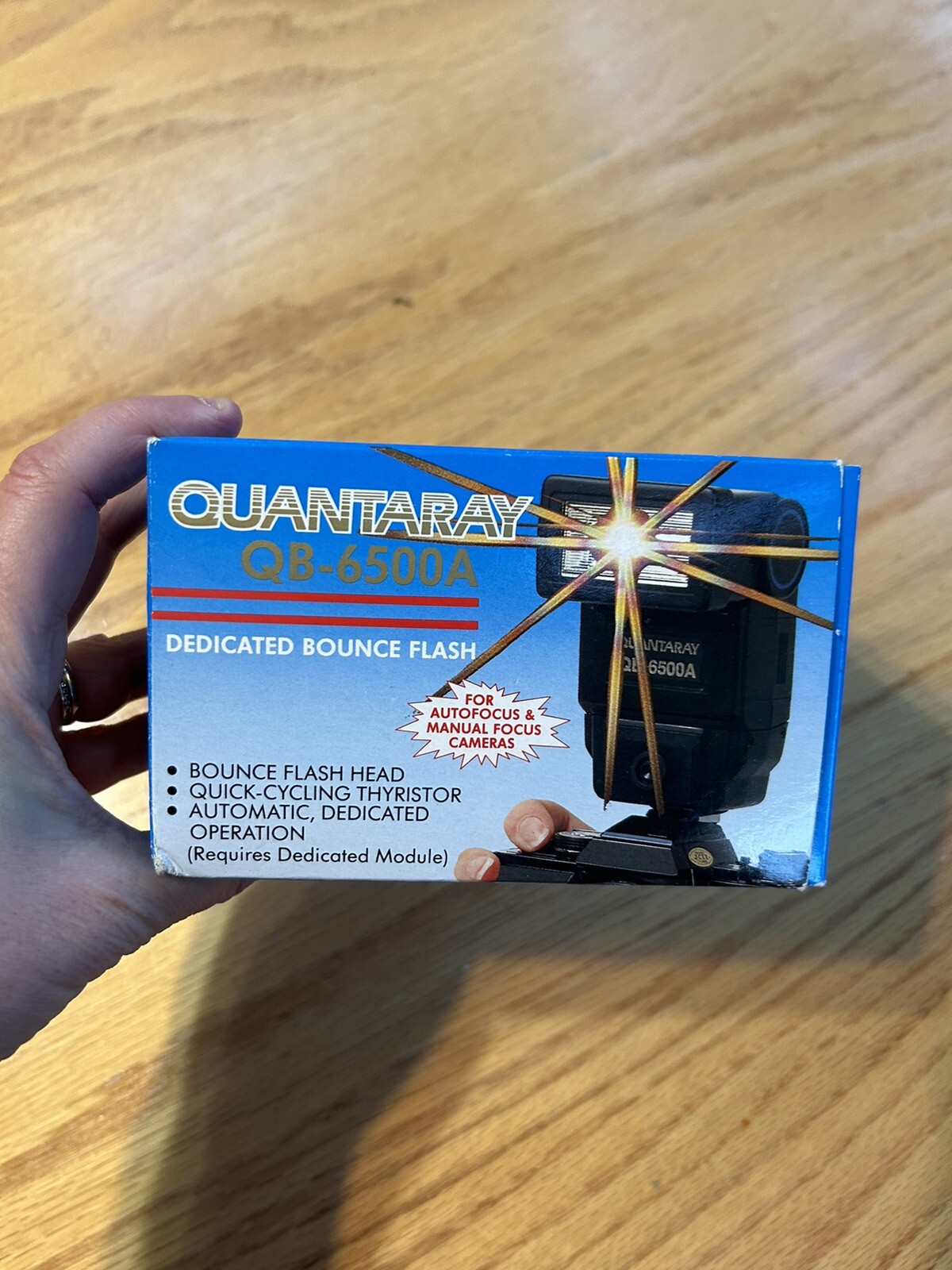 Quantaray QB 6500A Dedicated Bounce Flash Camera Open Box For Autofocus & Manual