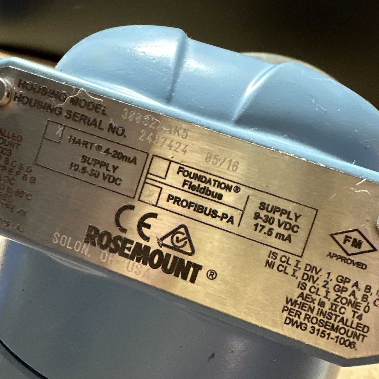 Rosemount 3051SAL1CT2AA2A1000DFF71CA00K5 Flange-Mounted Liquid Level Transmitter