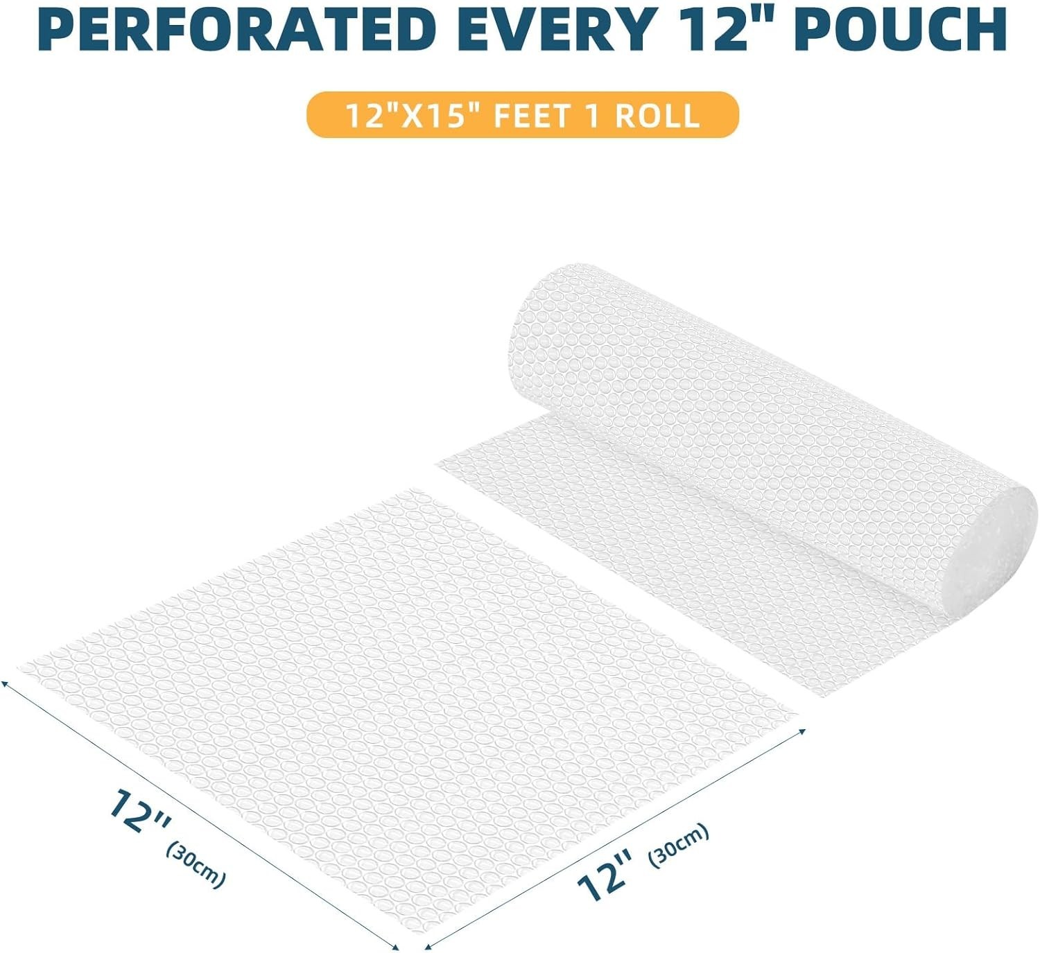 12'x15' Bubble Cushioning Wrap for Safe Shipping & Storage Solutions