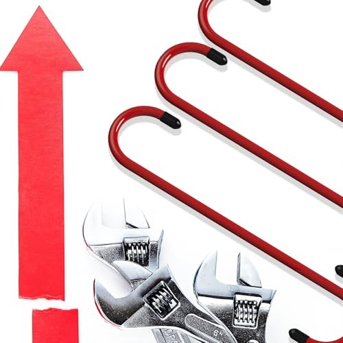 2 Pcs Brake Caliper Hangers Brake Caliper Hooks with Rubber Tips 2pcs red