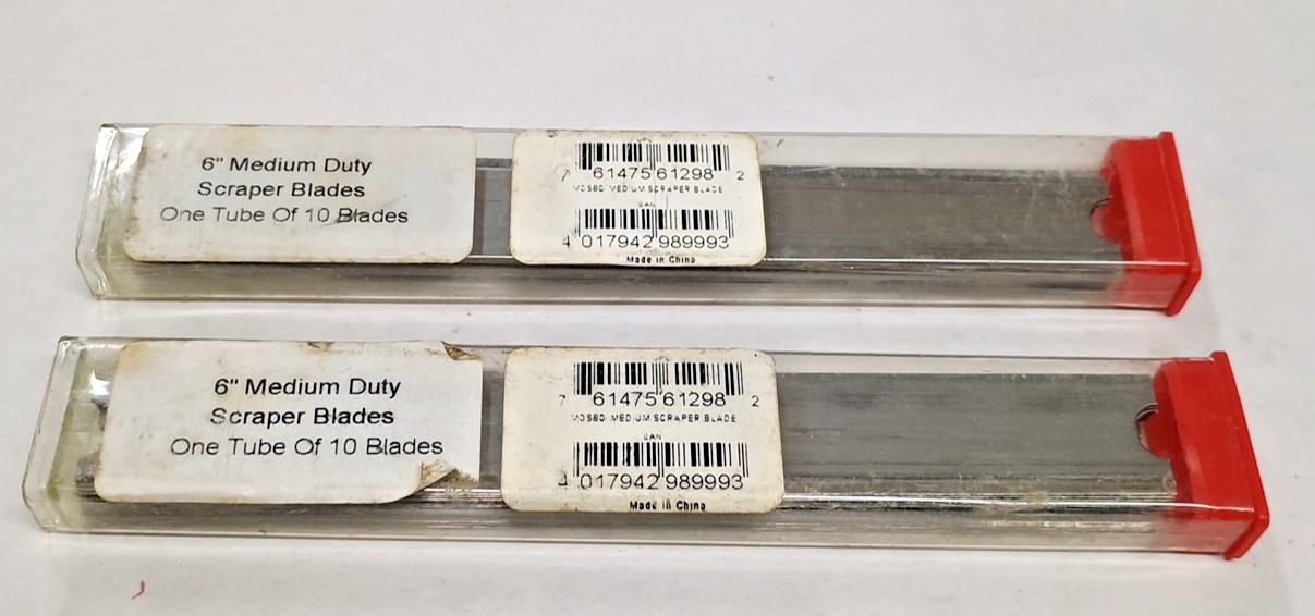 Unger 6" Medium Duty Scraper Blades 20 Pc Pk