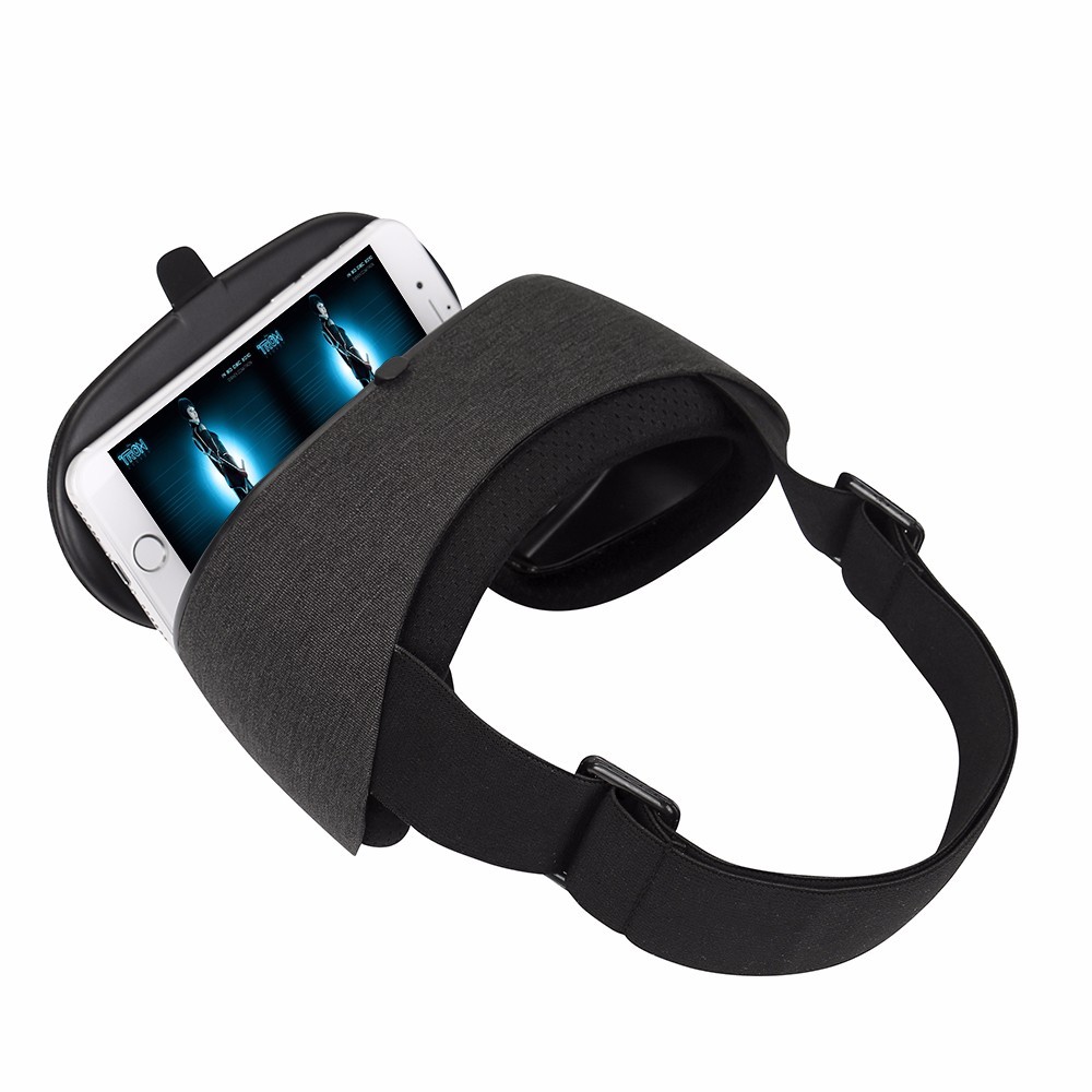 3D VR Headset Virtual Reality Glasses, Bluetooth Remote in Grey or Black
