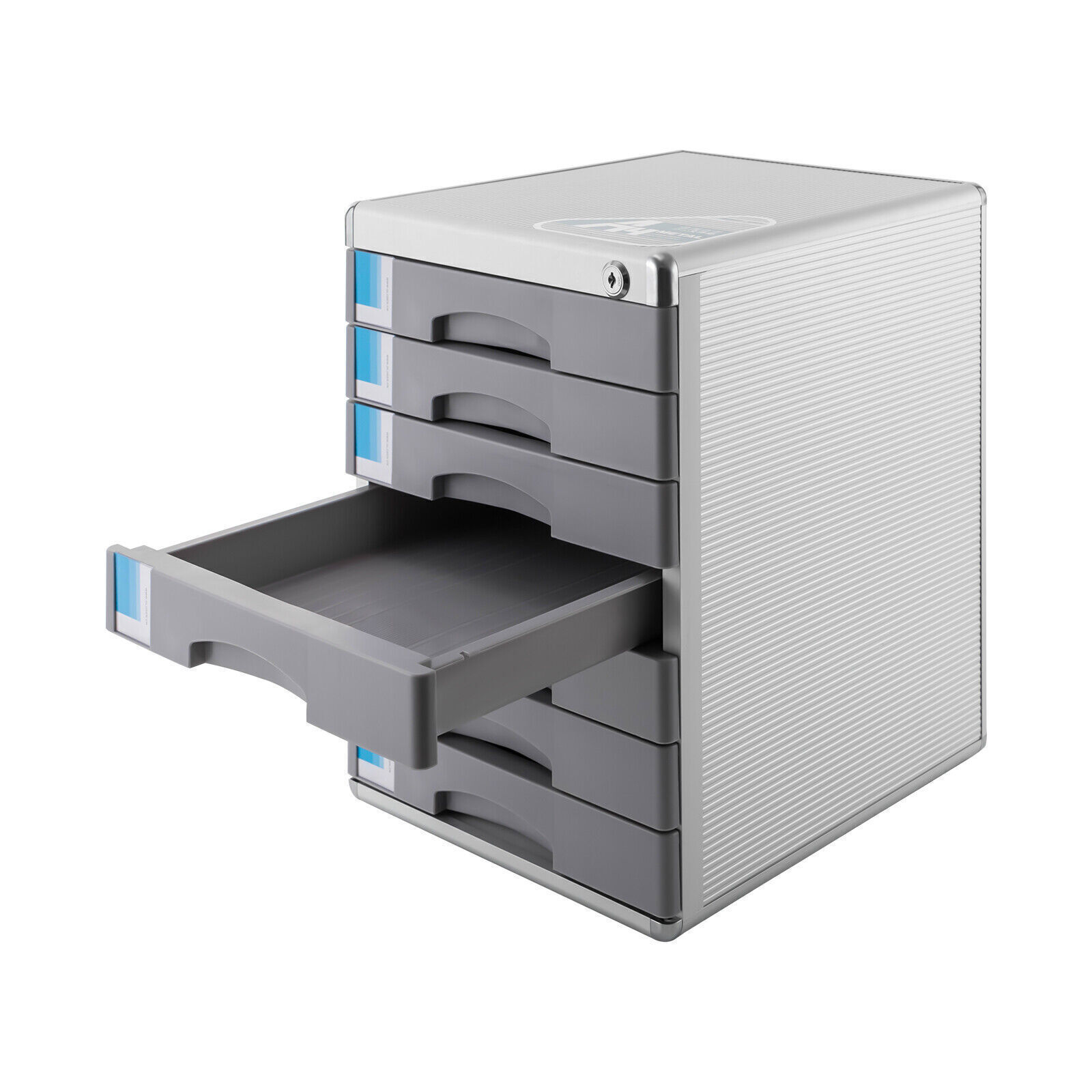 Metal 5/7 Drawer File Cabinet Lateral Storage Cabinet w/ Lockable Office Desktop