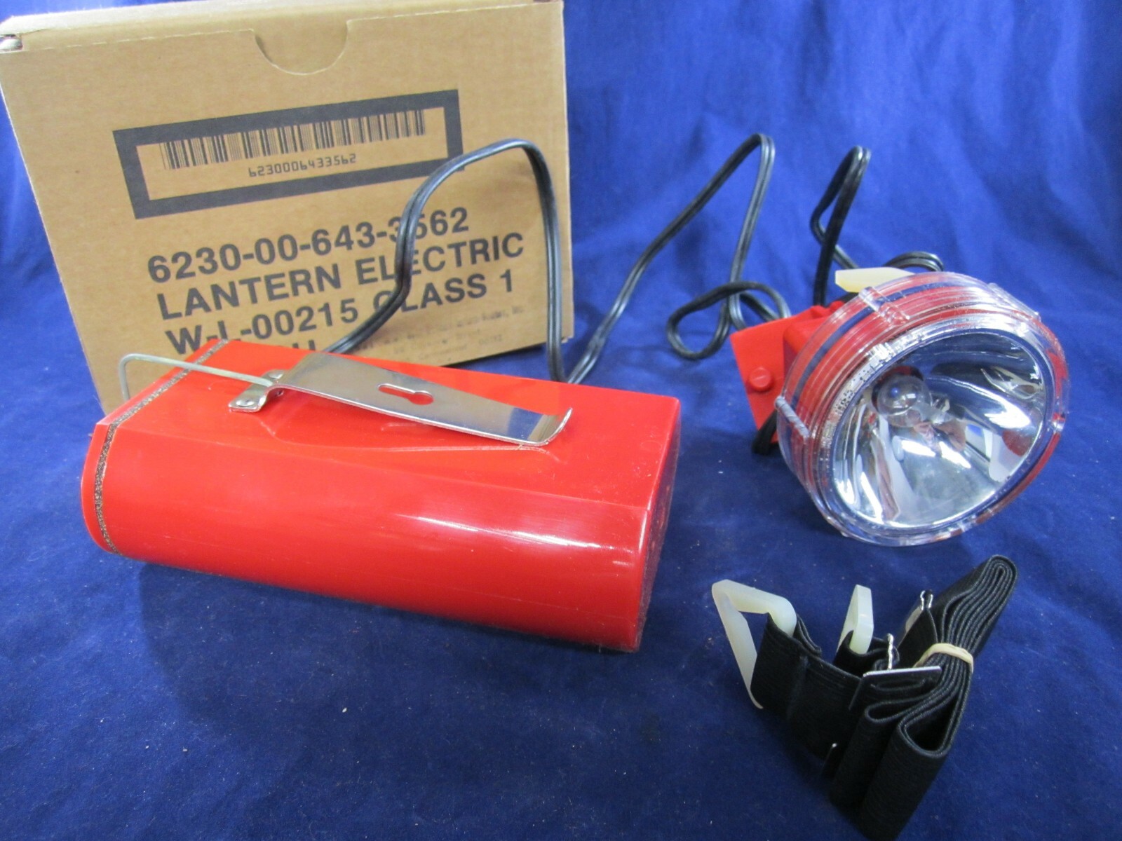 🔥fss ELECTRIC LANTERN HEADLAMP MAINE FORESTRY DEPARTMENT EASTER SEAL