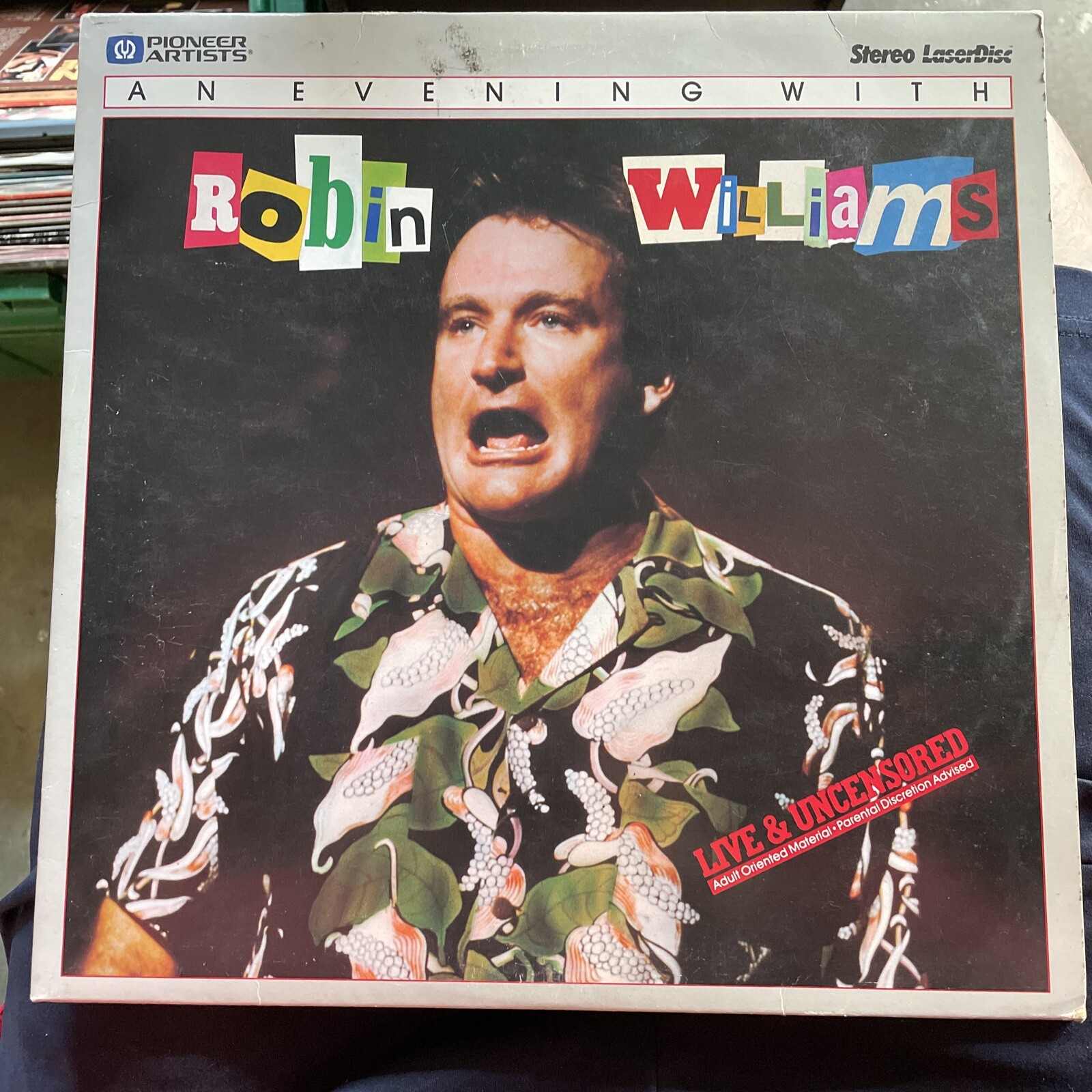 AN EVENING WITH ROBIN WILLIAMS: LIVE AND UNCENSORED Laserdisc LD
