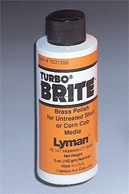 Lyman Turbo Universal Nutshell Brass Case Polish 5 Oz Bottle 7631358