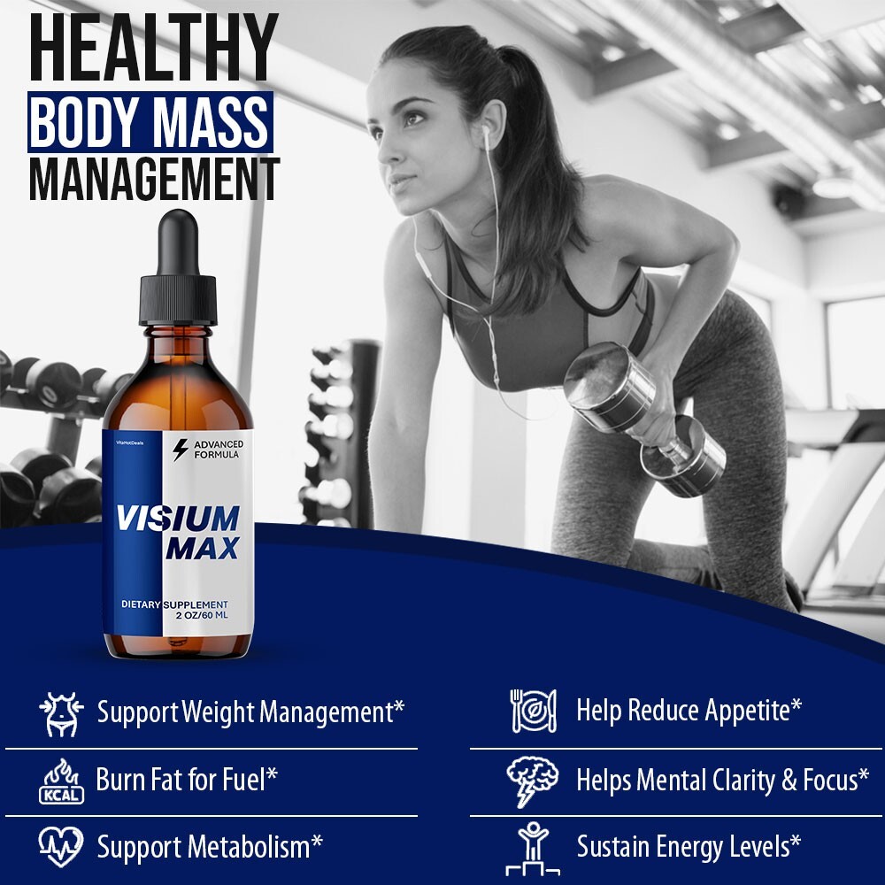 Visium Max Liquid Drops, Extra Strength VisiumMax, All Natural Formula (1 pack)