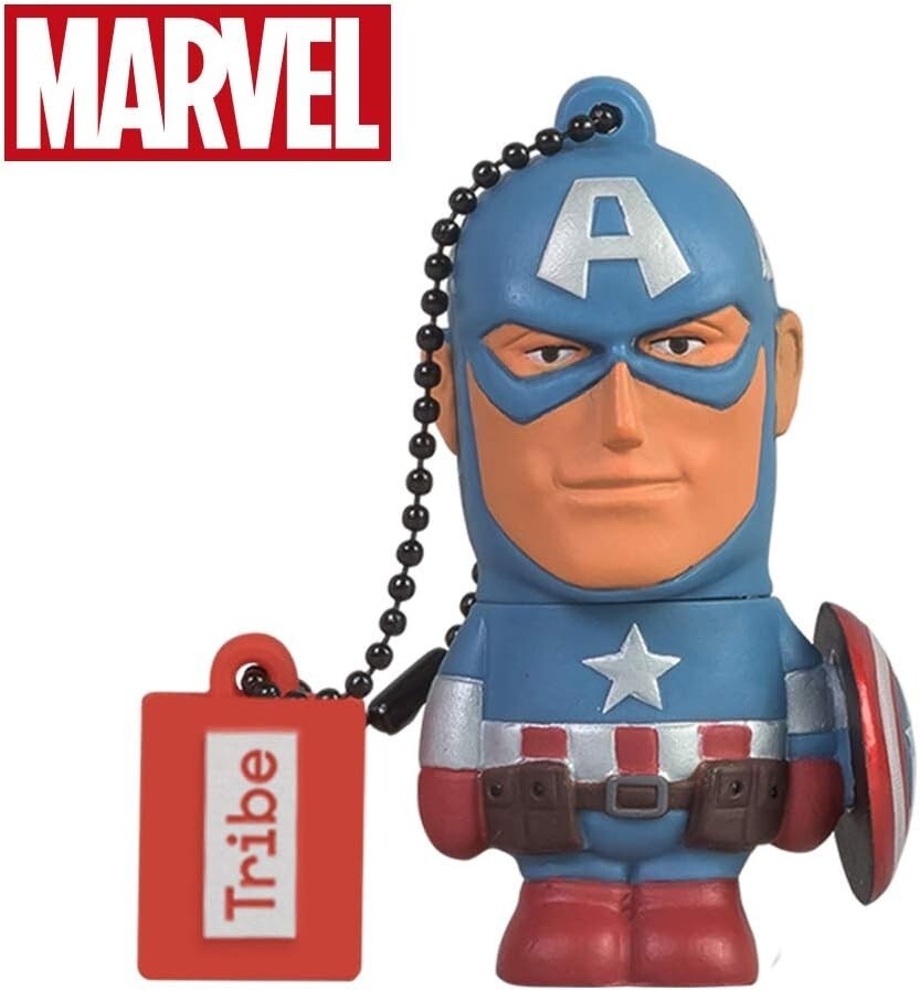 USB Stick 16 GB Captain America - Original Marvel 2.0 Flash Drive