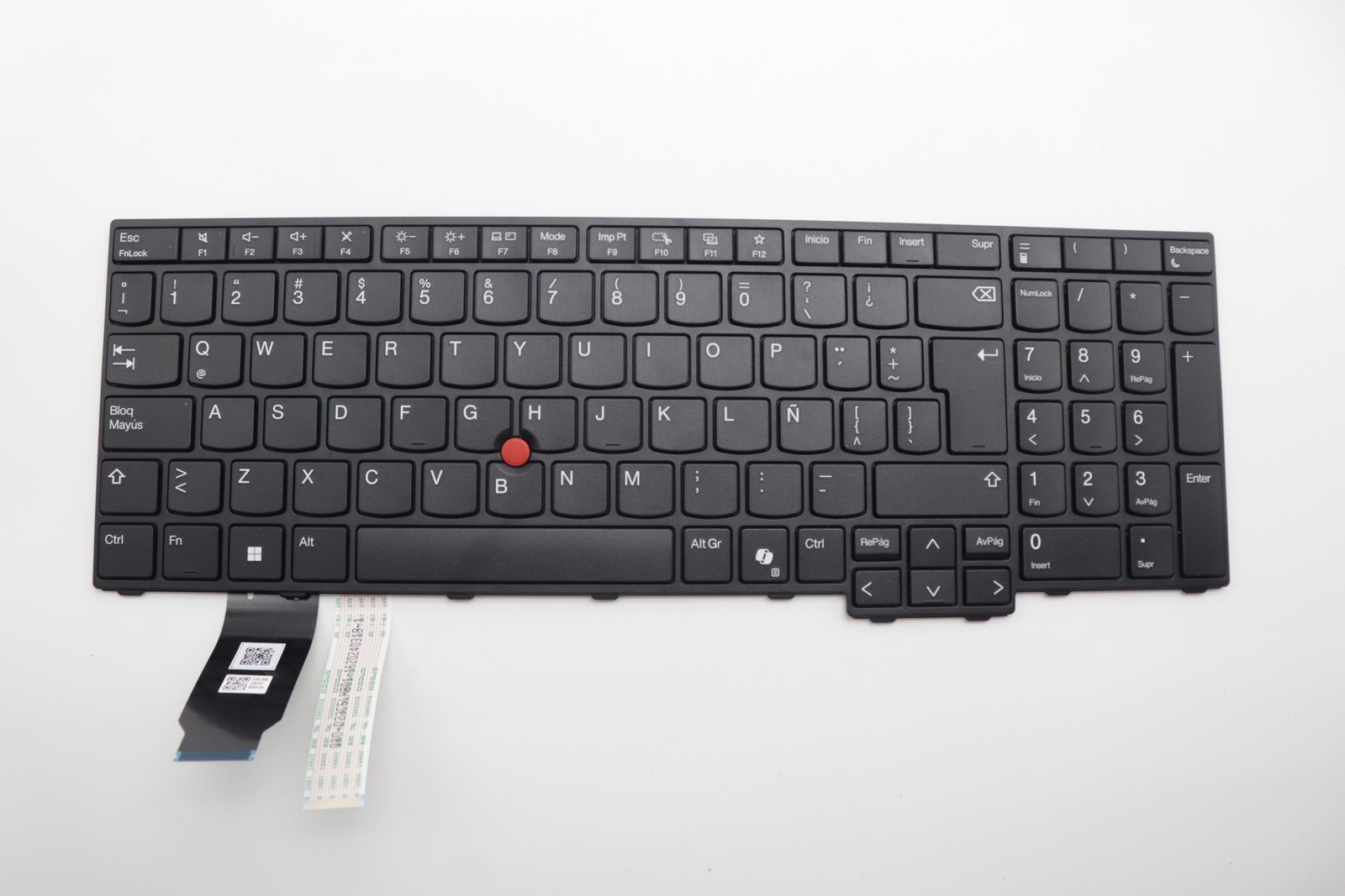 5N21M40059 Keyboard Internal Spanish LA Black Non_Backlight w Number 4C6TT50N-BK