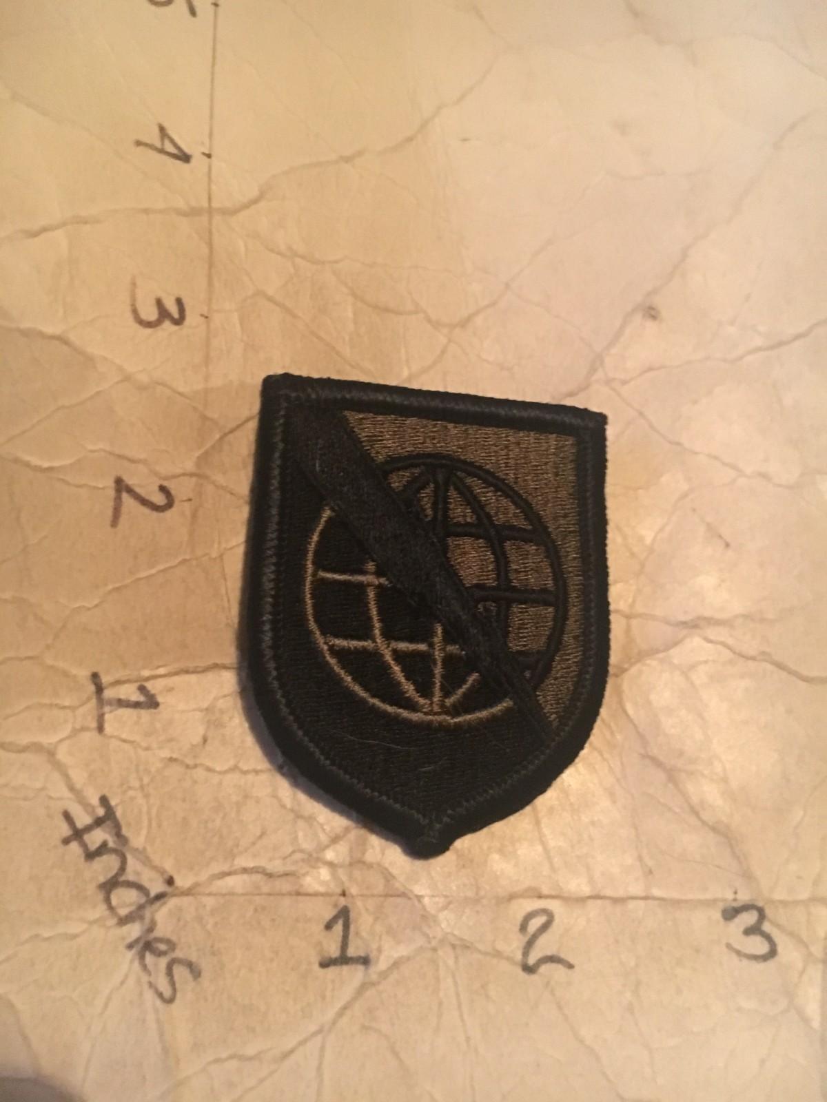 US Army Strategic Communications Command m/e subdued patch 10/9/25