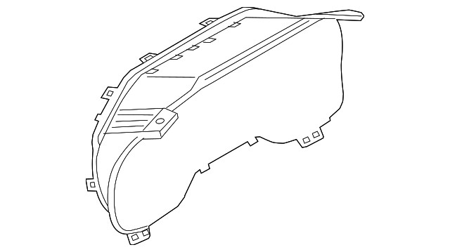 Genuine Ford Instrument Panel Lens HC3Z-10890-A