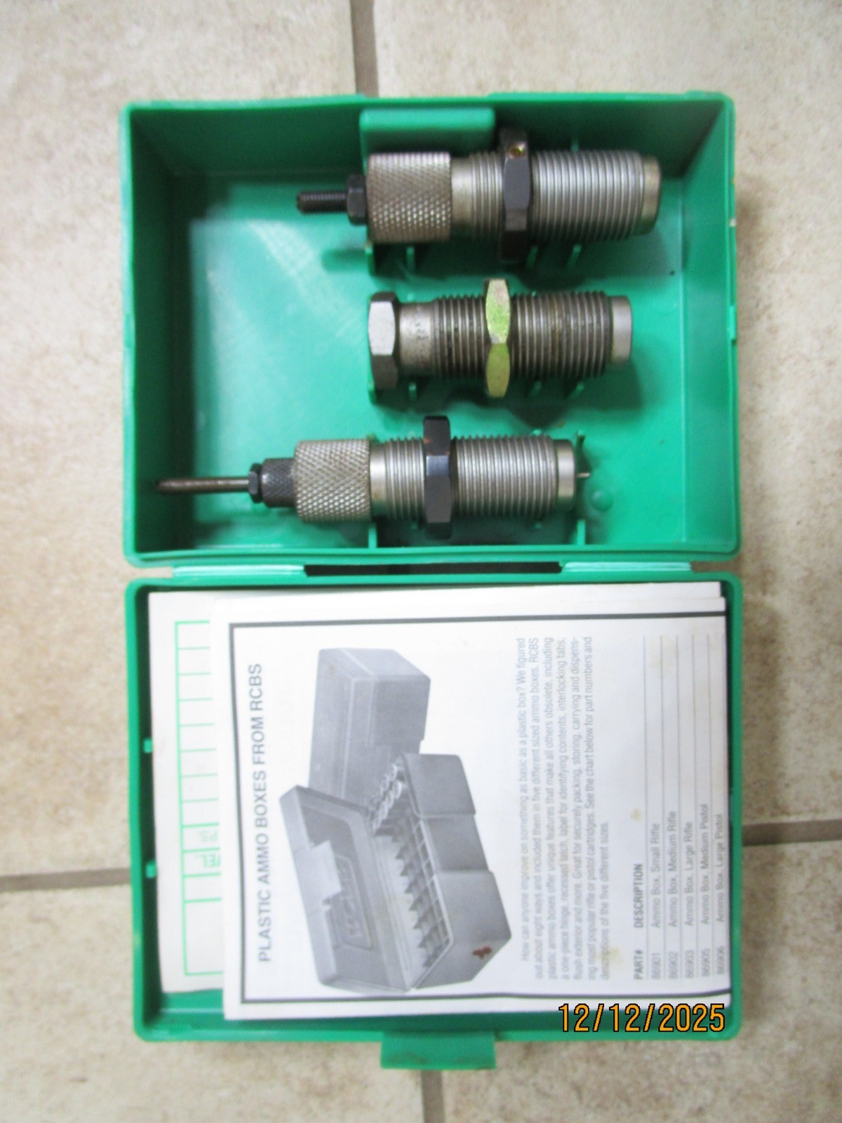 RCBS FL Die Set .223 Rem Reloading Dies Model 11101