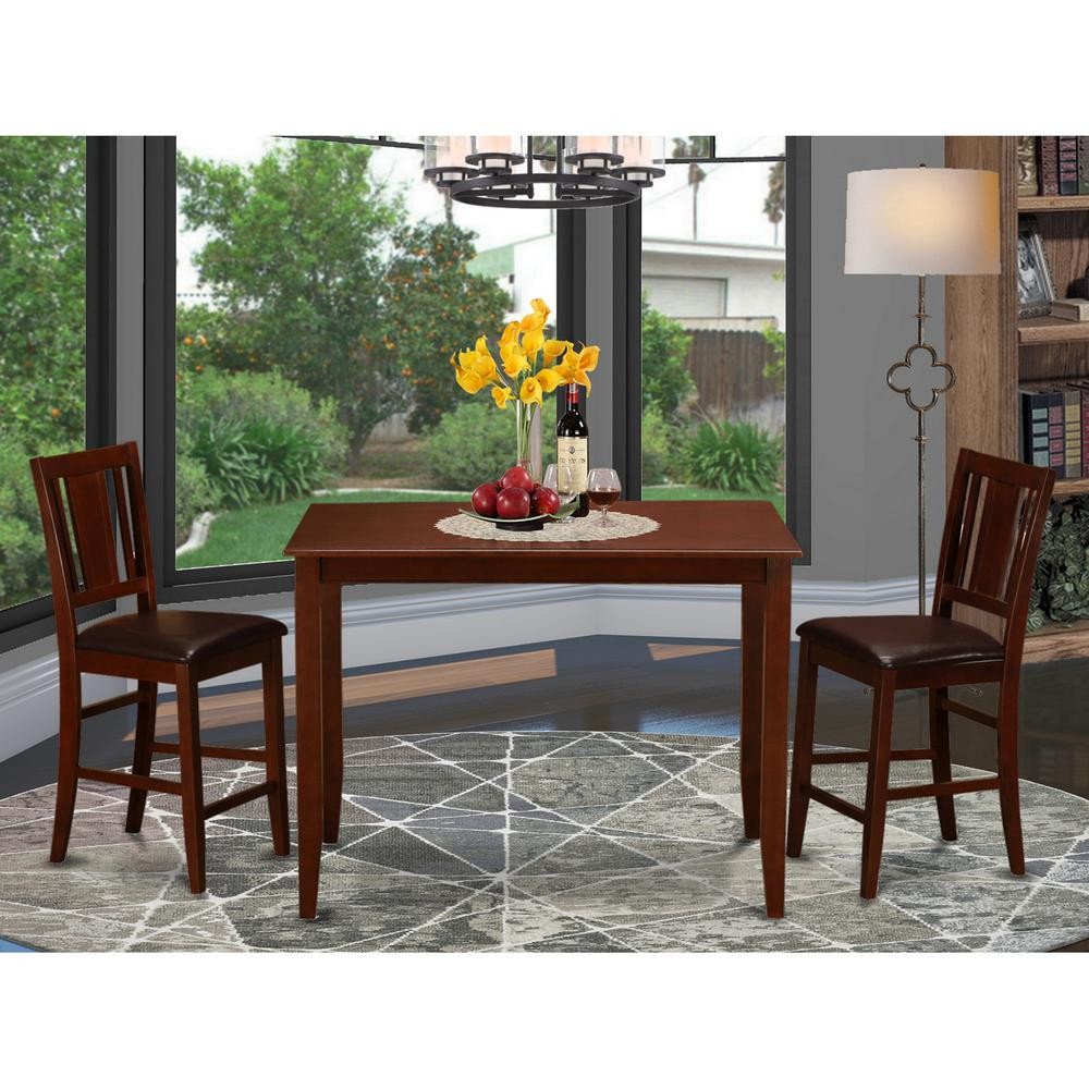 3 Pc Counter height Table set-counter height Table and 2 counter ...