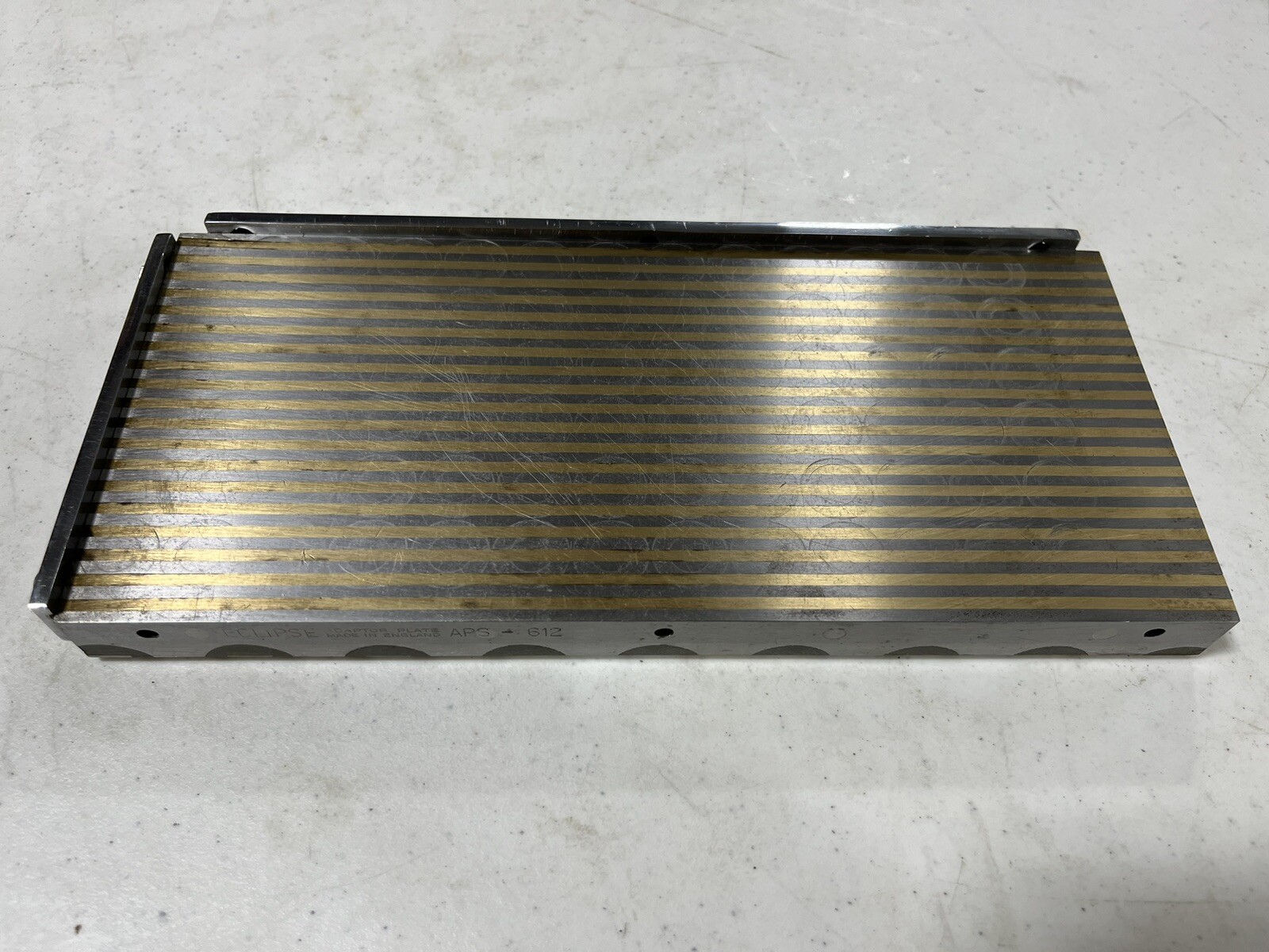 Eclipse Magnetic Chuck Adaptor Plate Model Type APS 612 Grinder Grinding
