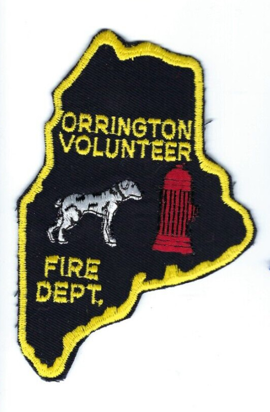 Orrington (Penobscot County) ME Maine Volunteer Fire Dept. patch - NEW!