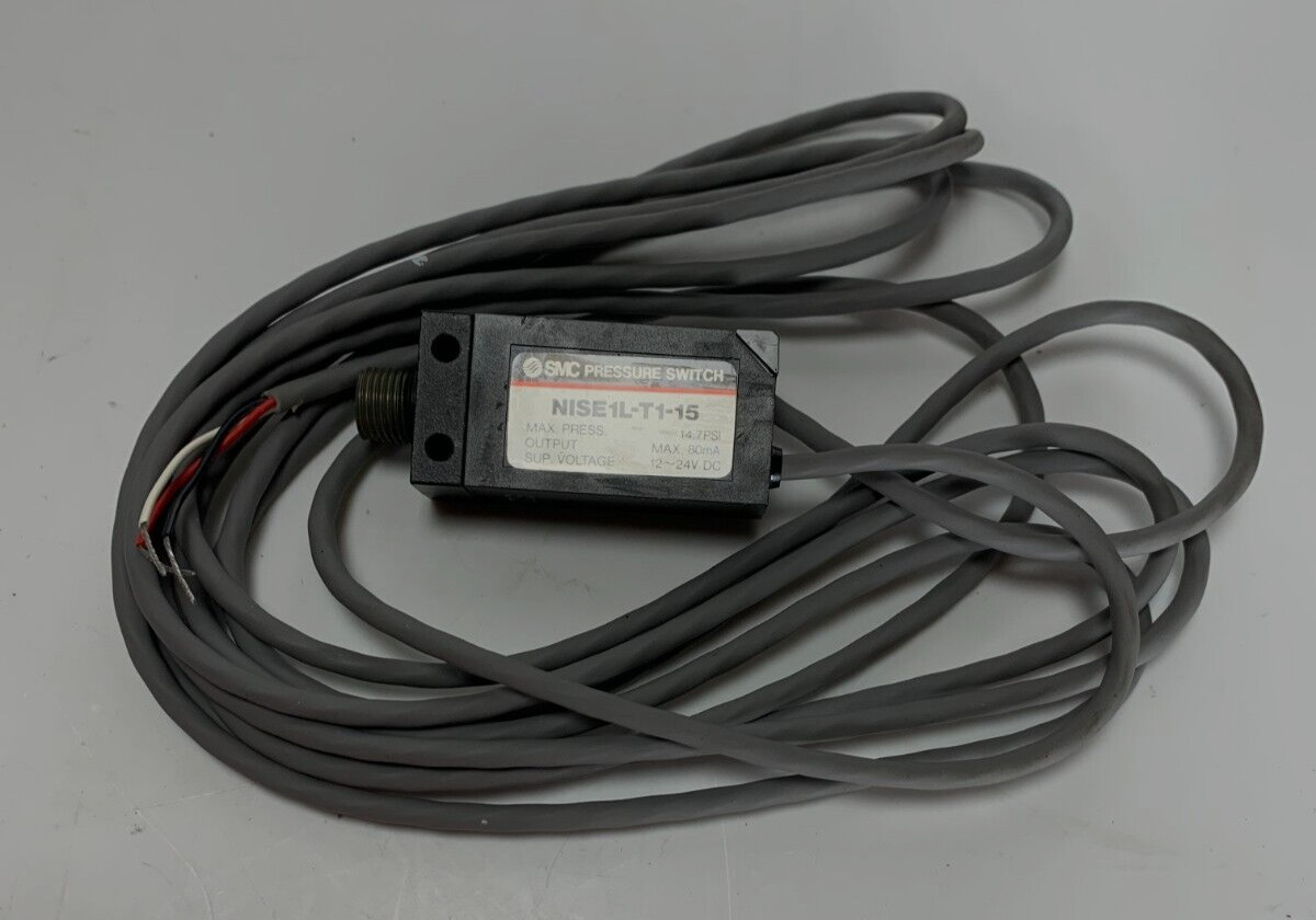 SMC Pressure Switch, NISE1L-T1-15, NEW