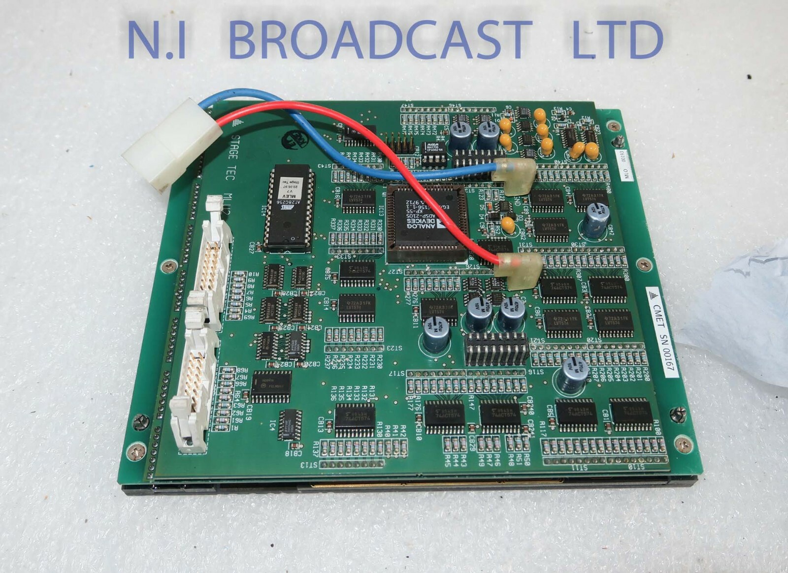 1x  Stagetec Cantus bar gragh MLU2 module has cmodel CMET on it also