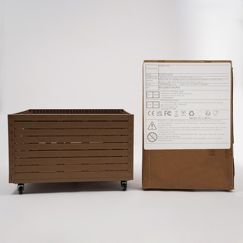 Large Stackable Collapsible Storage Bins Dolly Cart with Wheels for markets