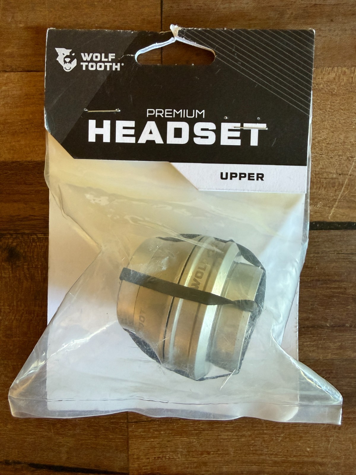 Wolf Tooth Premium Headset - EC34/28.6 Upper, 16mm Stack, Raw Silver