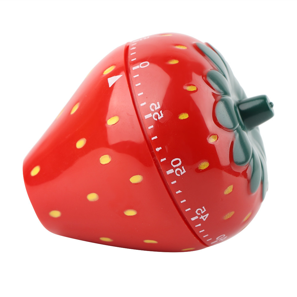 Strawberry Shaped Kitchen Timer Easy To Use For Home Kitchen Easy To Use