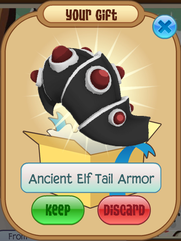 Animal Jam Classic (AJC) | Ancient Elf Tail Armor (READ DESCRIPTION)