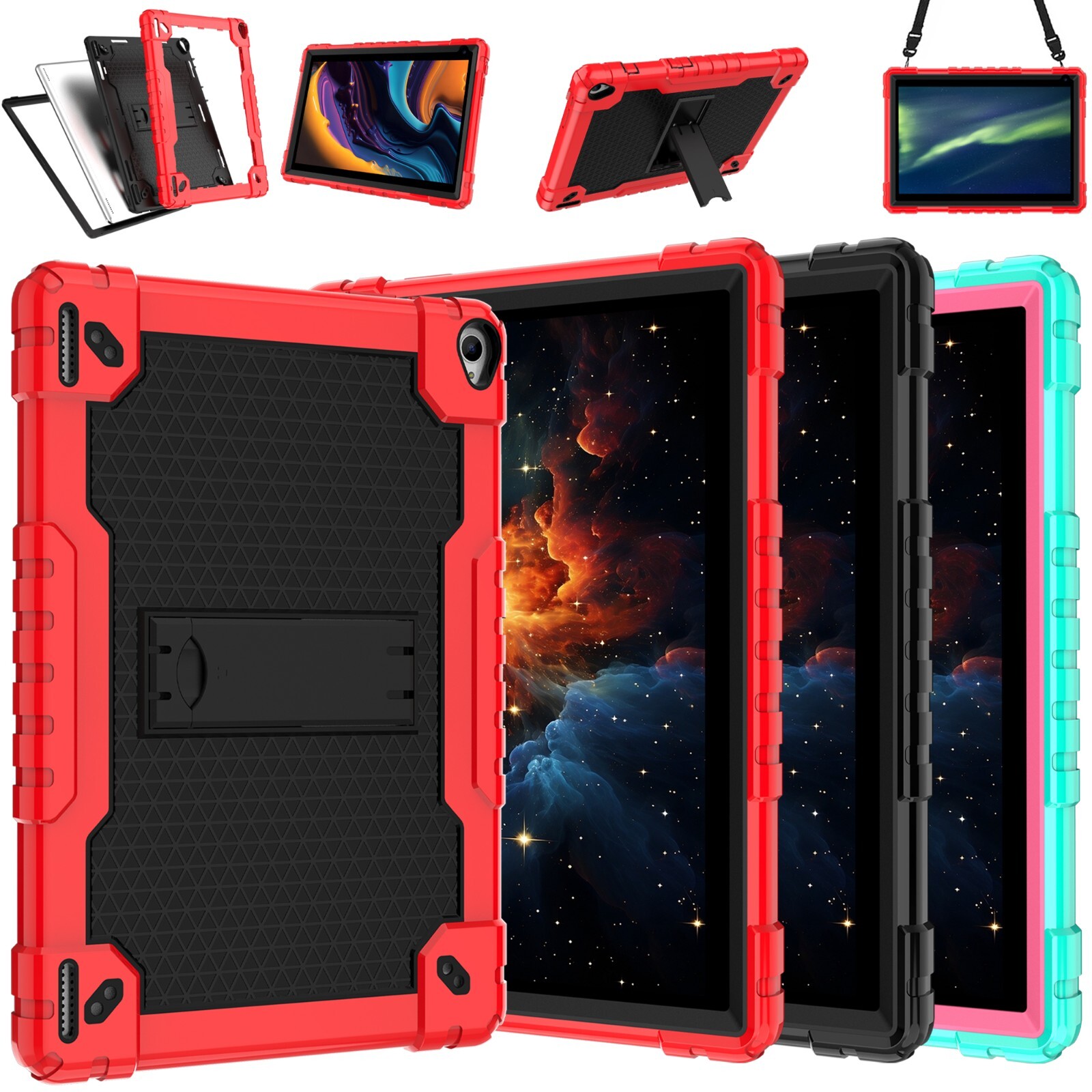 Shockproof Hybrid Rugged Case For YQSAVIOR/Coopers Tablet CP10 10.1 inch Tablet
