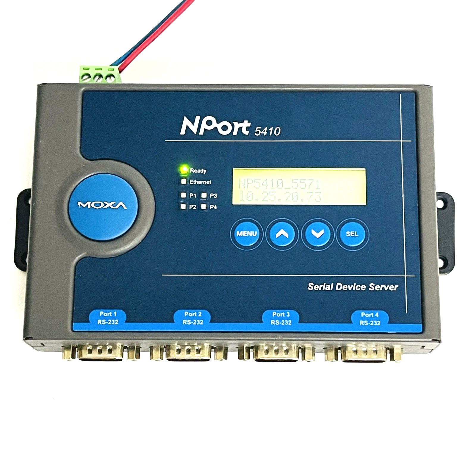 TESTED Moxa NPort 5410 (12-48VDC) Serial Device Server