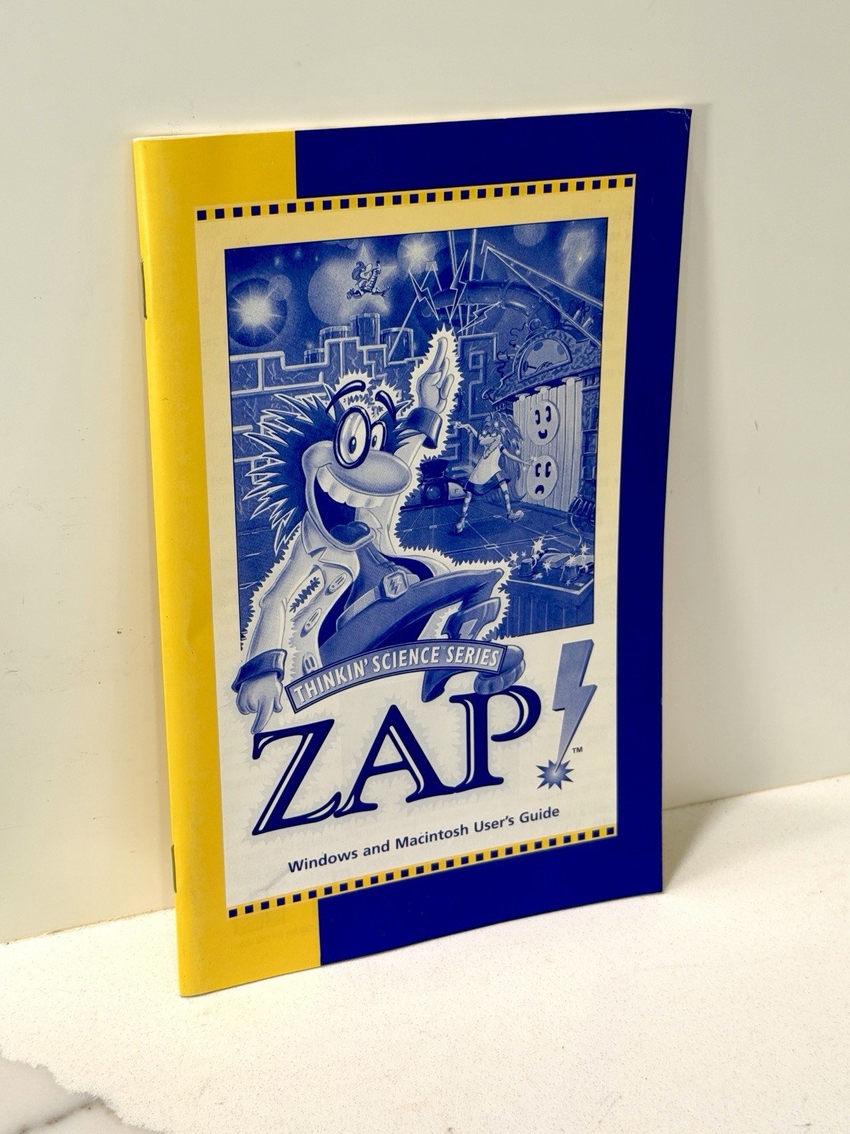 Thinkin’ Science Series ZAP Windows Macintosh User’s Guide Edmark Manual Book