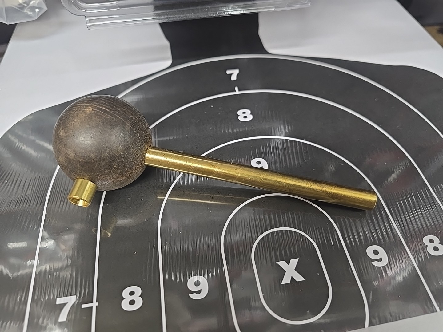Quality Wood & Brass Rifle Bullet Starter -Fits  .44 to .54  Cal - Made in USA!!