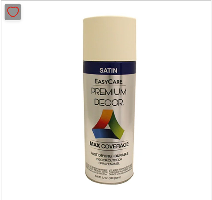 Premium Decor Spray Paint - Satin Marshmellow - 12 oz - PDS-118