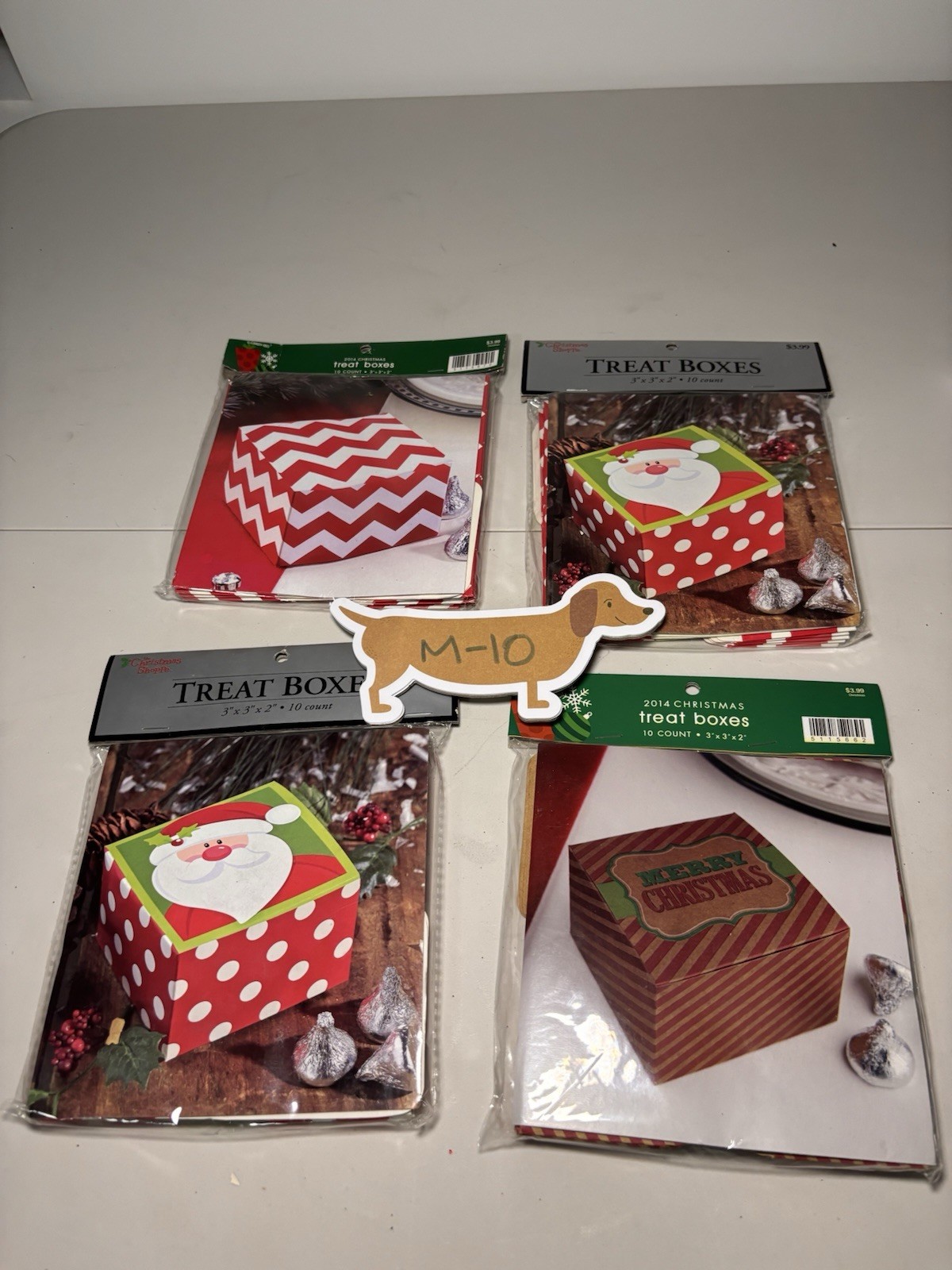 Treat Boxes Holiday Time - lot of Packages- 10 Treat Boxes In Each Package