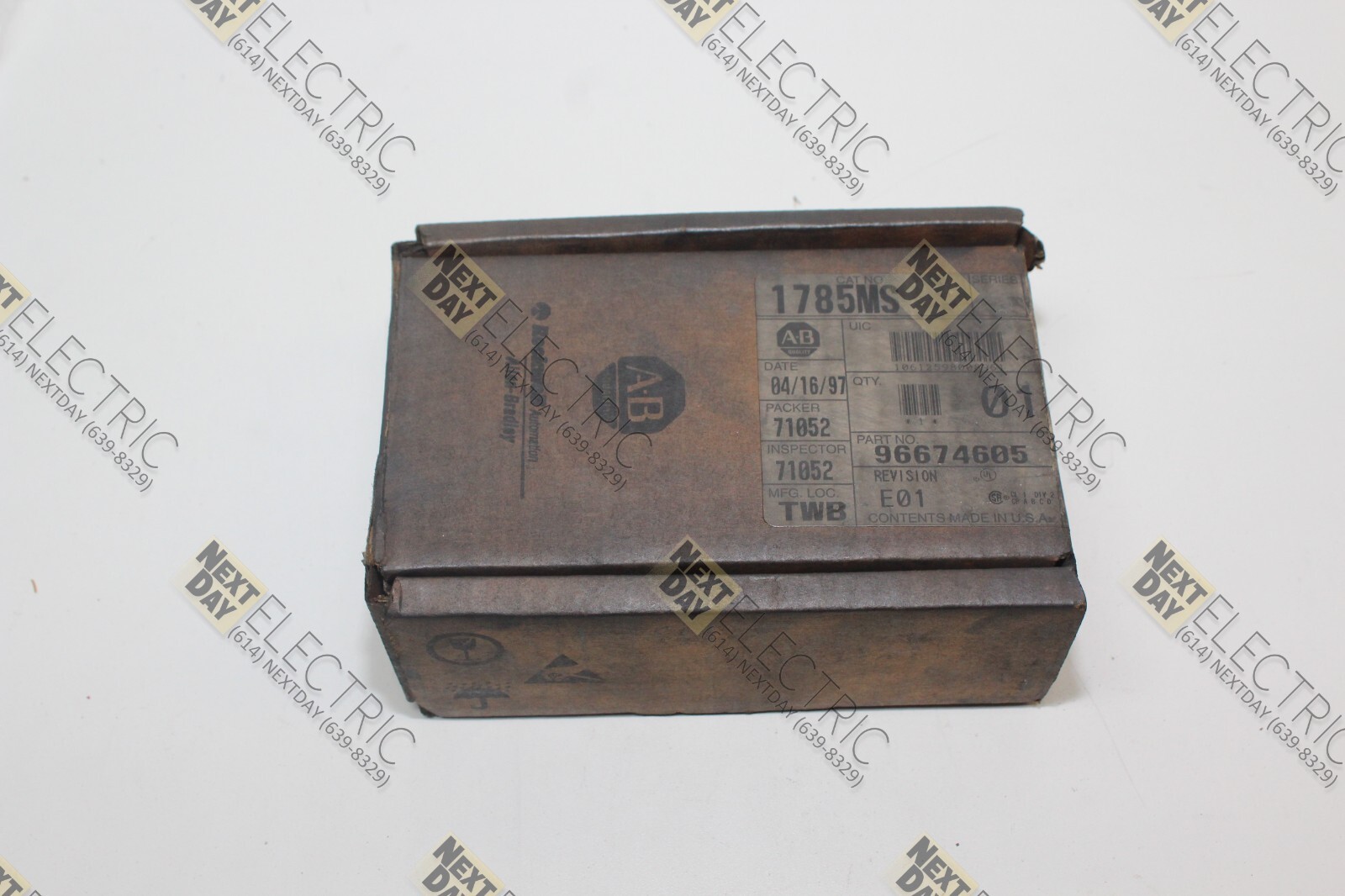 Allen Bradley, 1785MS, 1785-MS, 96674803, CMOS Ram Memory Module Card 8K