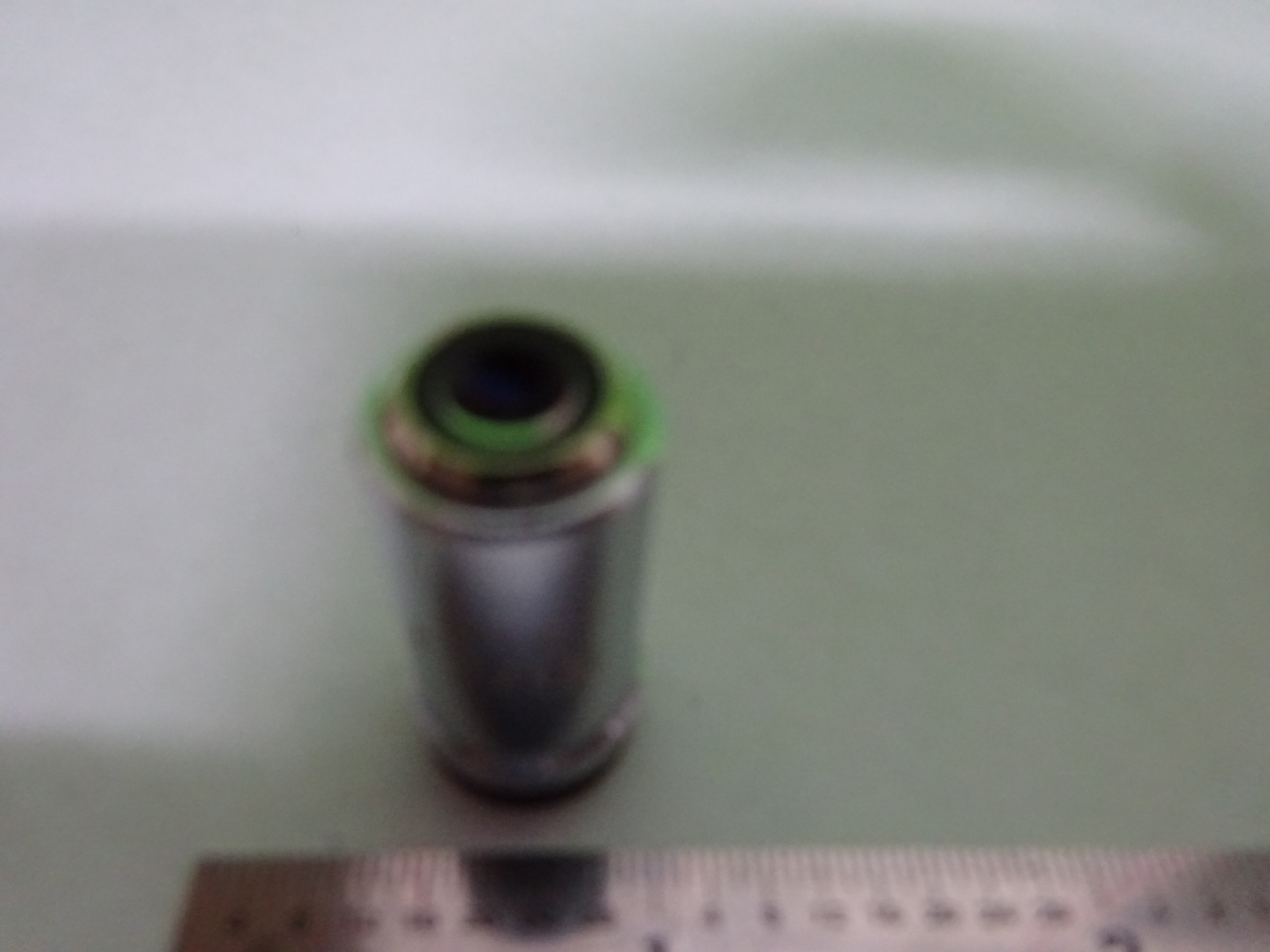 MICROSCOPE PART OBJECTIVE ZEISS GERMANY 10X OPTICS AS IS BIN#W8-56