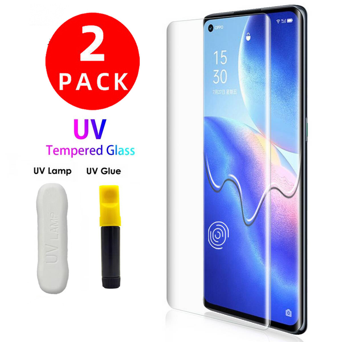 UV Full Edge 3D Curved Tempered Glass Screen Protector For OnePlus 11