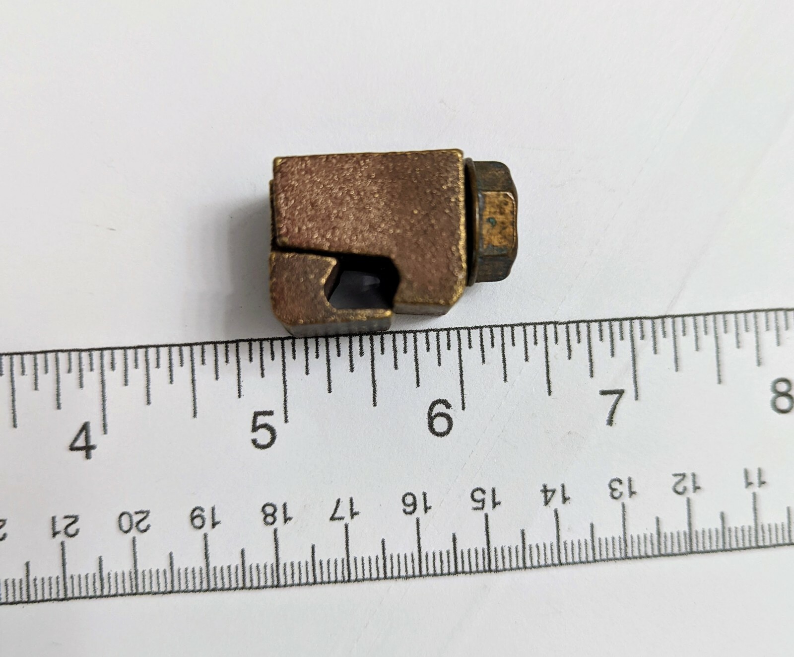 2)pc Vice Grip Ground Clamp #8-#4 Grounding Lug Brass Bolt with 9/16" Hex Washer