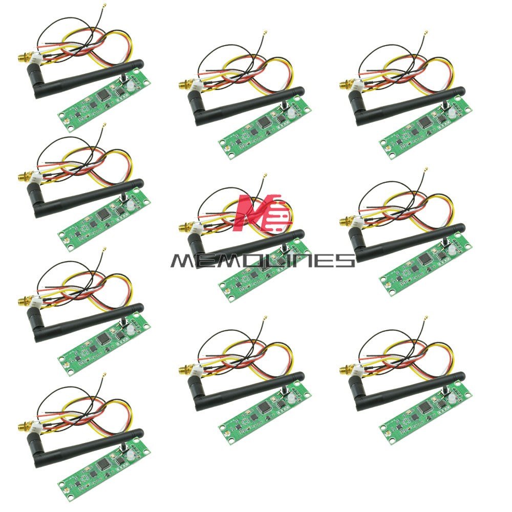1-10Piece Wireless DMX512 PCB Board LED Controller Modules Transmitter Receiver