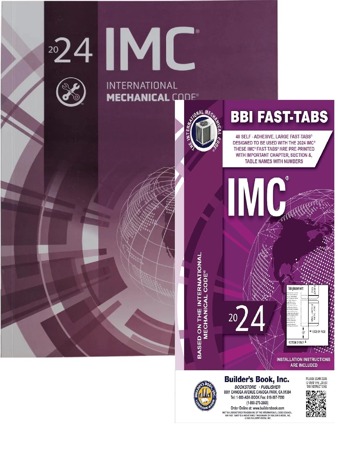 2024 IMC International Mechanical Code Paperback Book & Fast Tabs