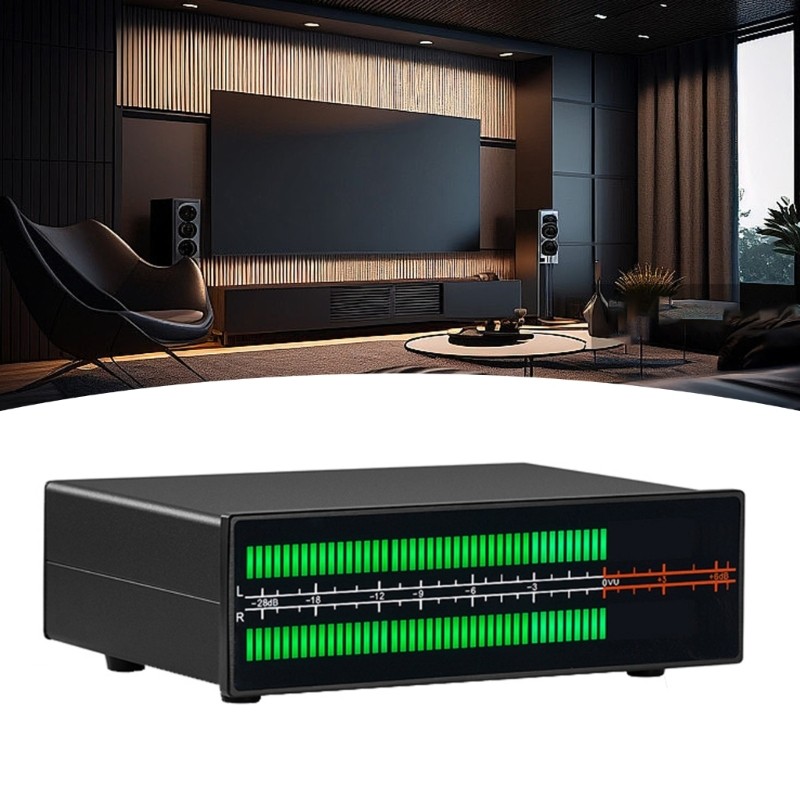 Dynamic Music Spectrum Display LED Auditory Indicator for Stage Setups